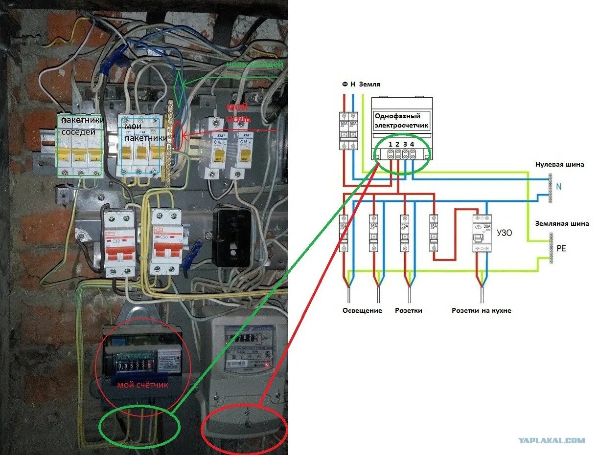 Подключение счетчика в квартире Как подключить электрический счетчик фото - DelaDom.ru