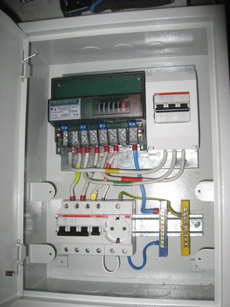 Подключение счетчика в щитке Инструкция по сборке распределительного щитка: схема сборки, правила установки и