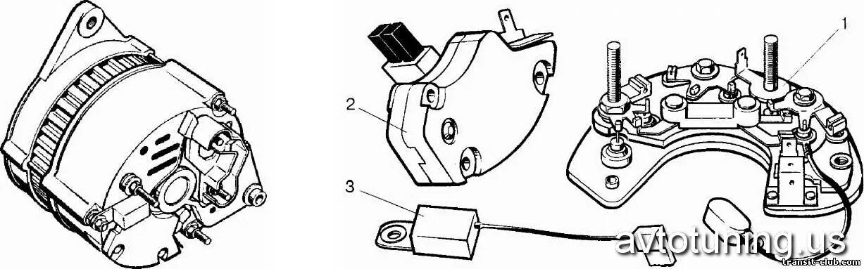 Подключение щеток генератора Генератор? - Страница 32 - Форум Форд Транзит