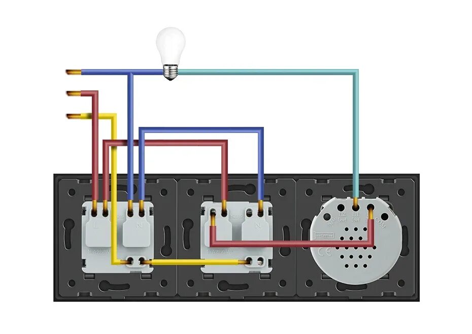 Подключение сенсорного выключателя с розеткой Купить Электрические розетки и розетки Livolo , 220 250 , в интернет-магазине с 