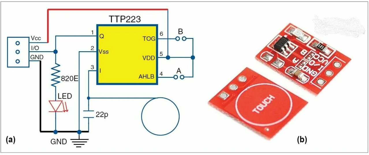 Подключение сенсорной кнопки ttp223 Сенсорный датчик приближения HW 763 autoinvo.ru