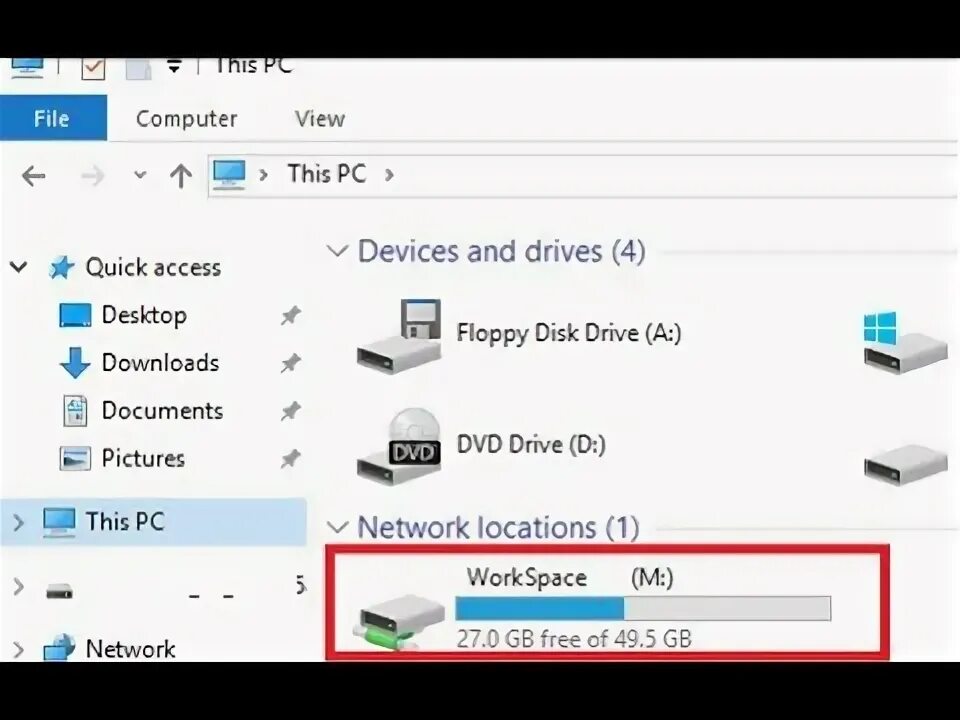 Подключение сетевого диска через политики Map Network Drive - windows server 2019 - YouTube