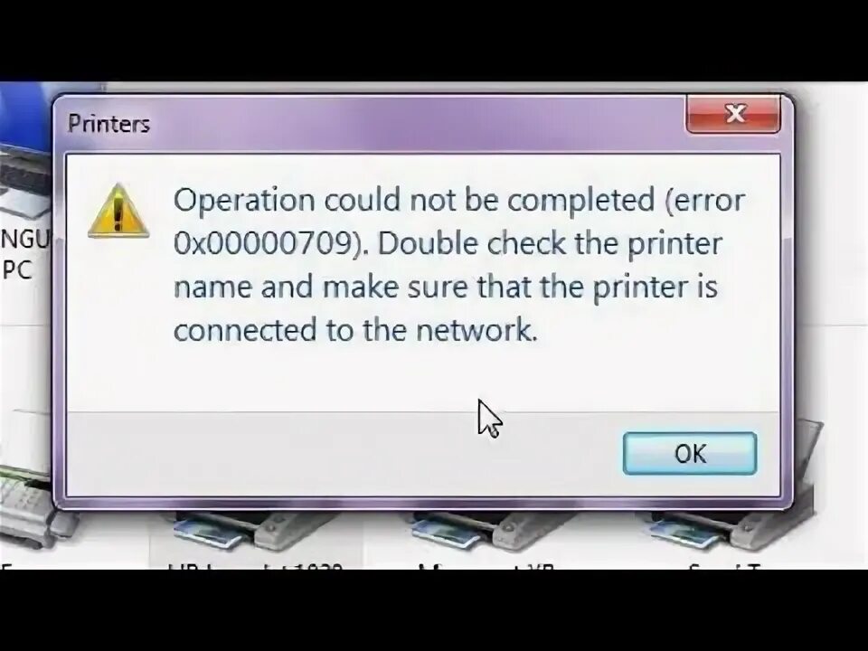 Подключение сетевого принтера ошибка 0x0000709 How to Fix cannot Set Default Printer With Error : 0x00000709 Printer, Fix it, E