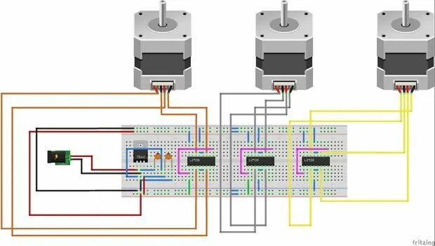 Подключение шагового двигателя чпу L293D Driver Board for CNC Cnc, Electrical motors, Drivers