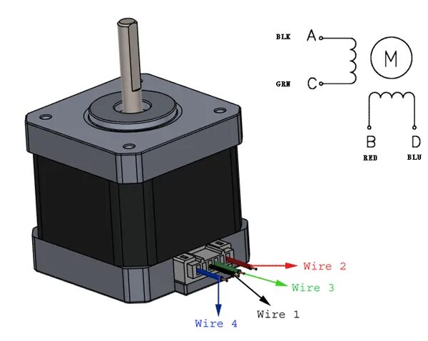 Подключение шагового двигателя nema 17 NEMA 23 Stepper Motor Datasheet, Specs & Applications, nema 23