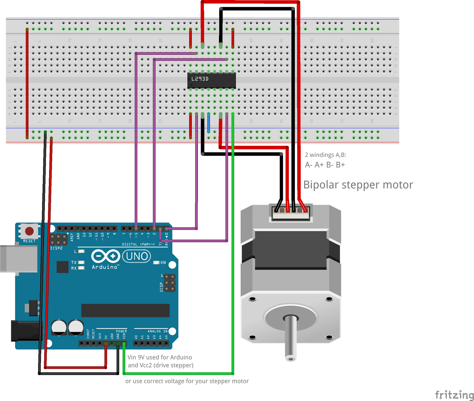 Подключение шагового двигателя от dvd к ардуино Arduino Microstepping Home Design