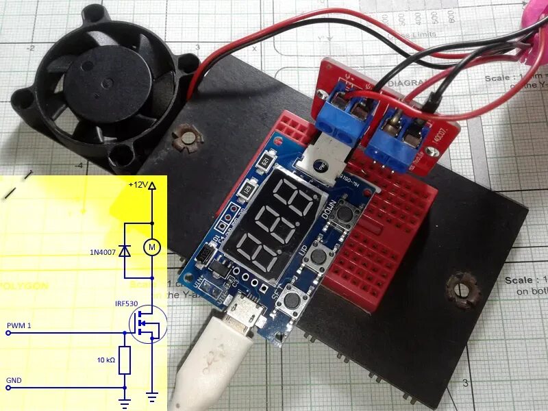 Подключение шим генератора Dual Channel PWM Module - ElectroSchematics.com