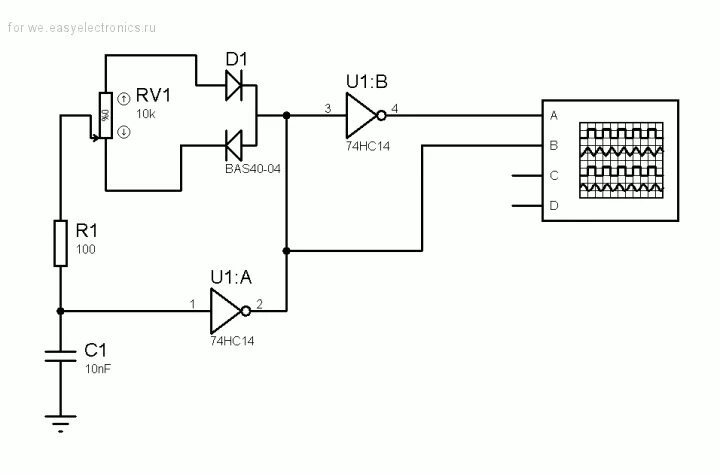 Подключение шим генератора Простой формирователь ШИМ-сигнала с ручной регулировкой / Блог им. antonluba / С
