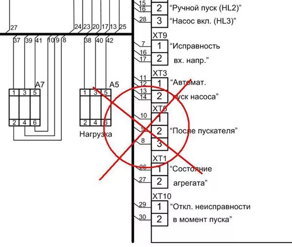 Подключение шкп 4 Внимание!