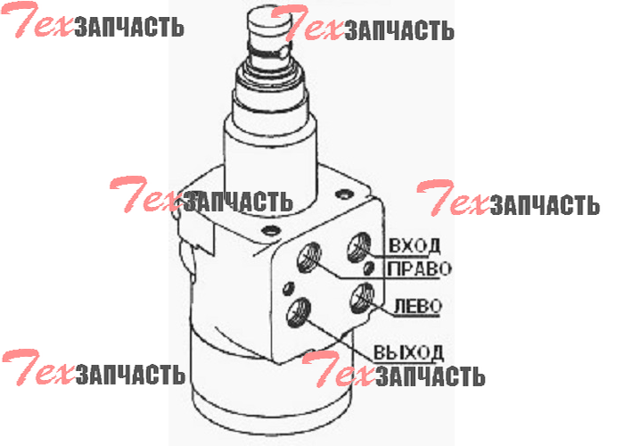 Подключение шланг насос дозатор ХУ-145 10 1, с клапаном, насос дозатор ХУ145, на львовский погрузчик. Купить, ги