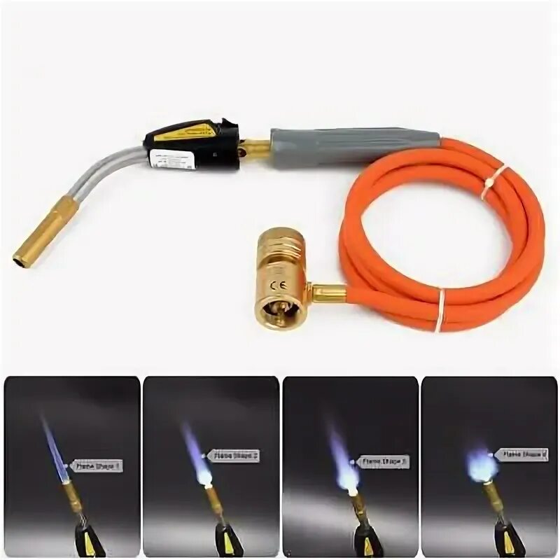 Подключение шланга на гляделку висхауп газовая горелка Mapp Gas Plumbing Turbo Propane Soldering Brazing Welding Torch Kit Tool&5' Hose