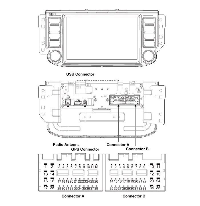 Подключение штатной магнитолы киа рио 3 Вопрос по ГУ - KIA Rio (4G), 1,6 л, 2017 года автозвук DRIVE2