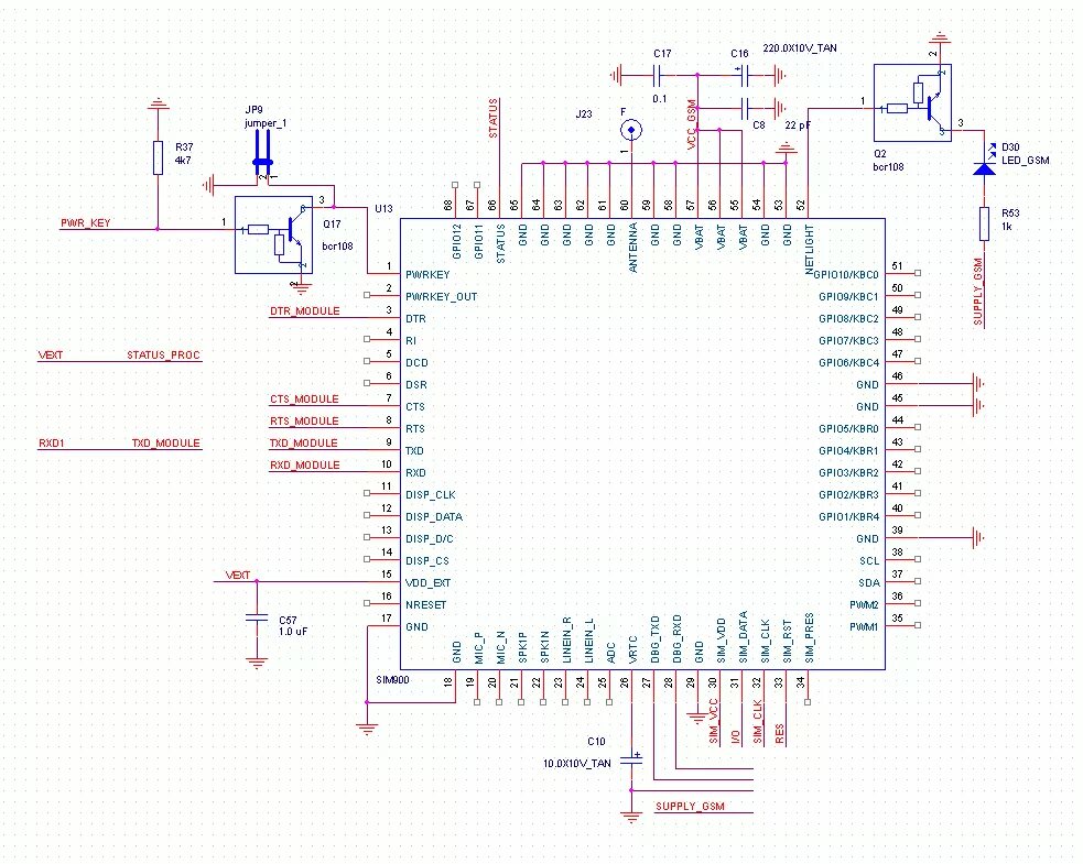 Подключение si 10 SIM900 VEXT брак или нет? - Сотовая связь и ее приложения - Форум ELECTRONIX