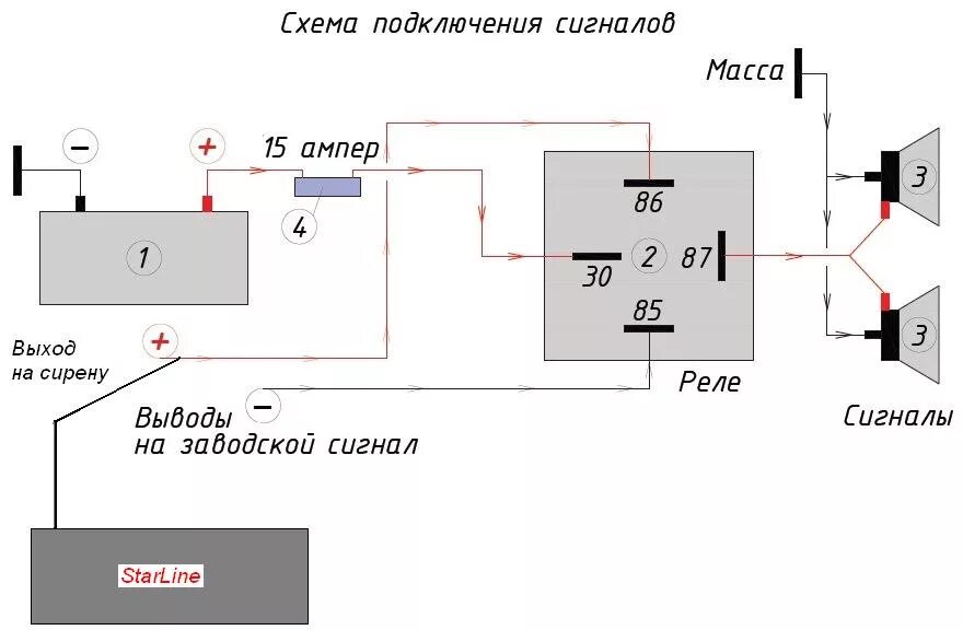 Подключение сигнала сигнализации Можно ли так подключить? - Chevrolet Aveo Sedan (1G), 1,4 л, 2010 года электрони