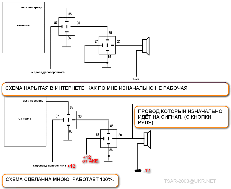 Подключение сигнала сигнализации Сигнал, вместо сирены сигнализации. - Renault Trafic (2G), 1,9 л, 2004 года прос