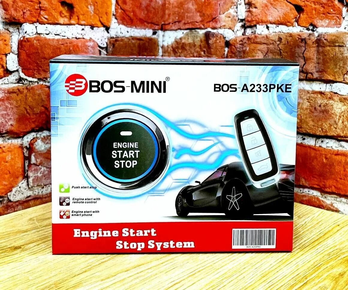 Подключение сигнализации bos mini Автосигнализация BOS-MINI A233РКЕ купить по выгодной цене в интернет-магазине OZ