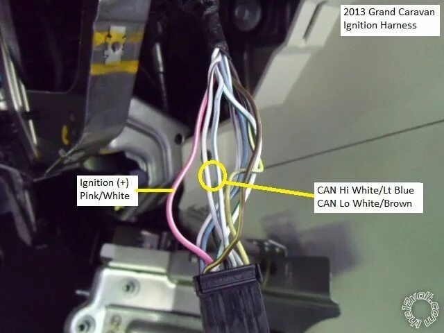 Подключение сигнализации додж караван 2012-2013 Dodge Grand Caravan Remote Start Pictorial - Last Post