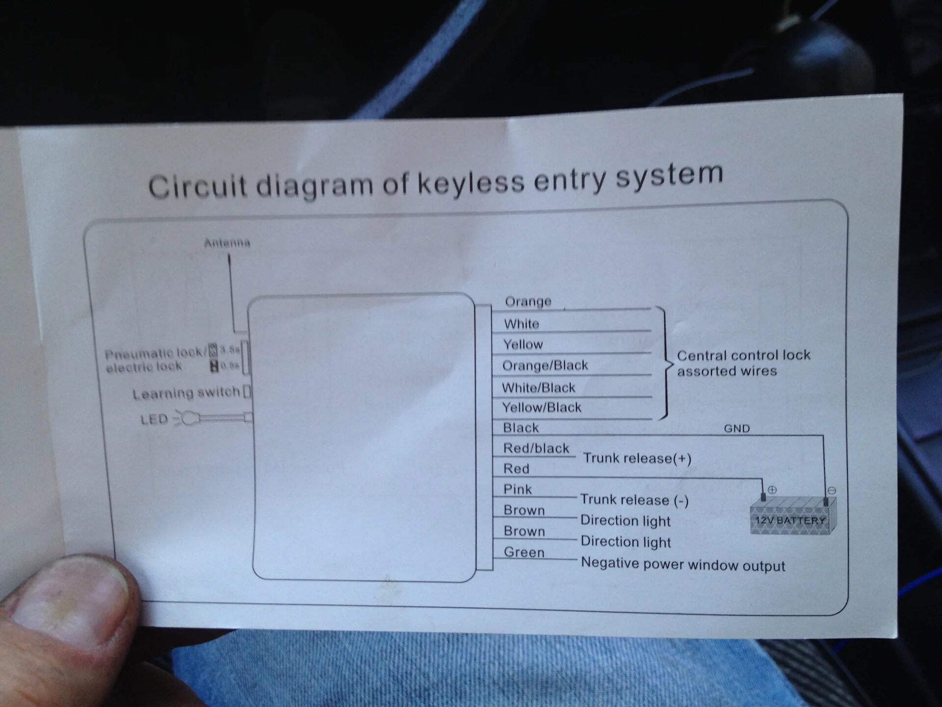 Подключение сигнализации keyless entry Установка центрального замка - ИЖ 2126, 1,6 л, 2001 года электроника DRIVE2