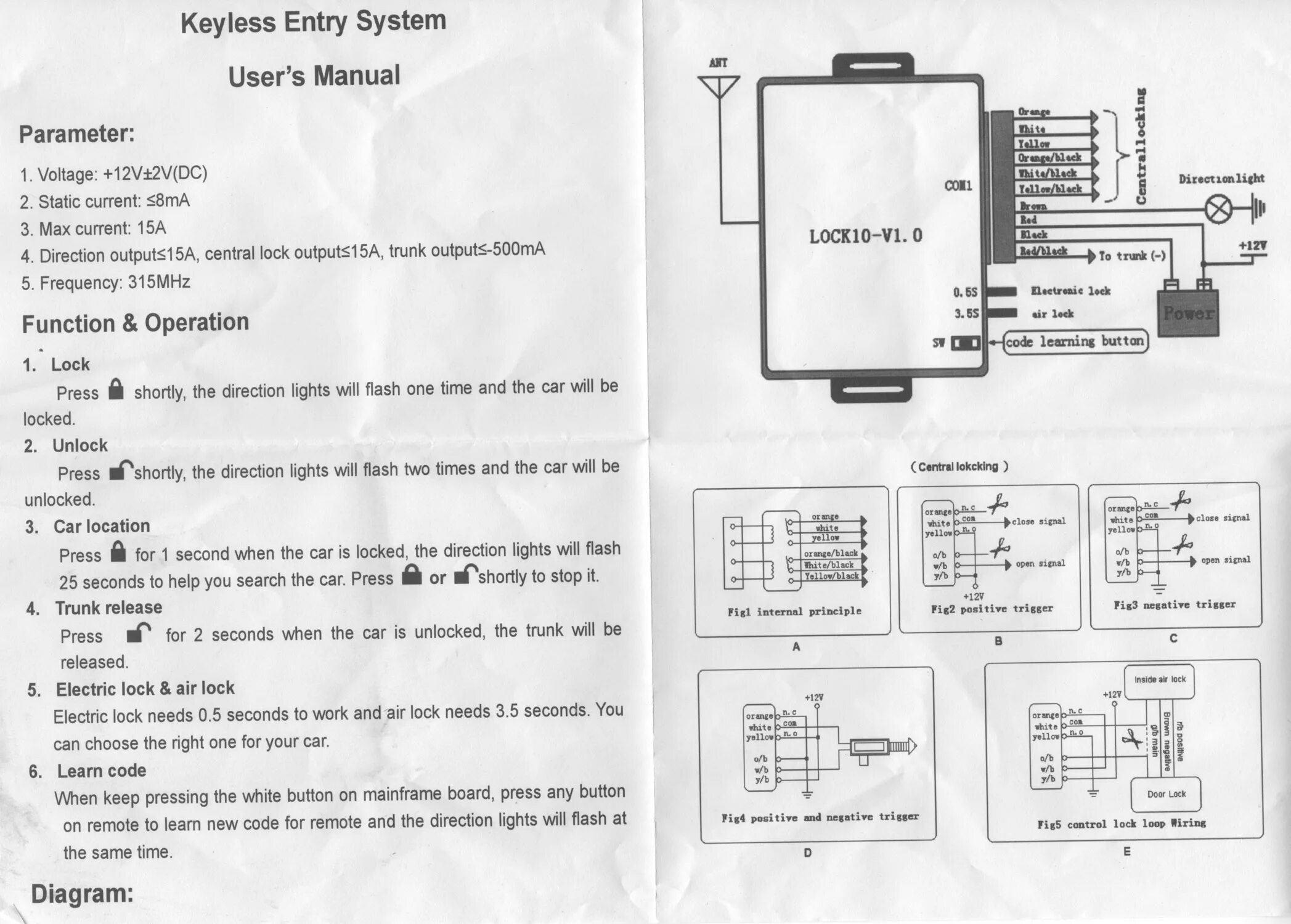 Подключение сигнализации keyless entry Keyless Entry System Installation Instructions - Your Ultimate Guide to Wiring D