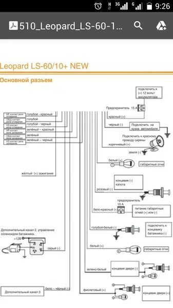 Подключение сигнализации leopard Ответы Mail.ru: Leopard LS 60-10+ new