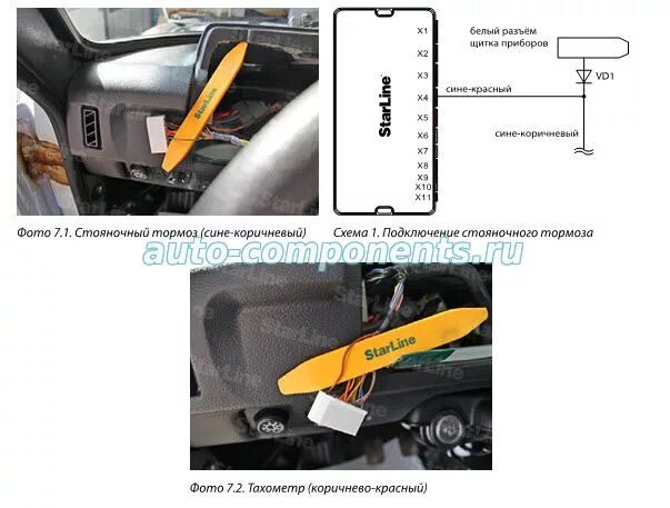 Подключение сигнализации нива Нива 2121, 2131 Установка сигнализации Auto-Components.Ru