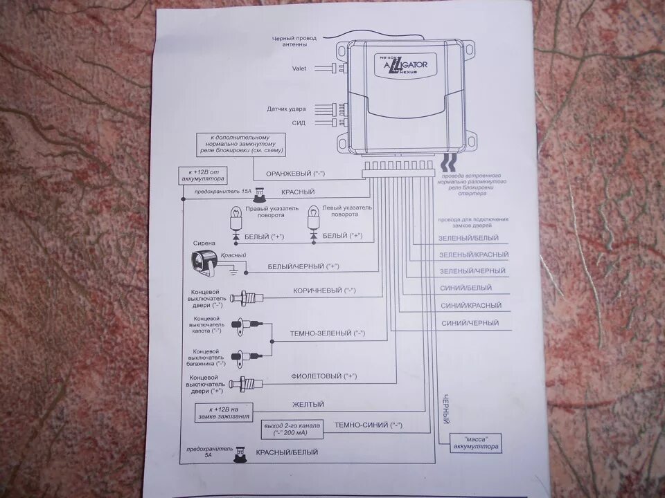 Авто Сигнализация. Помогите установить - Электроника - Diesel Forum