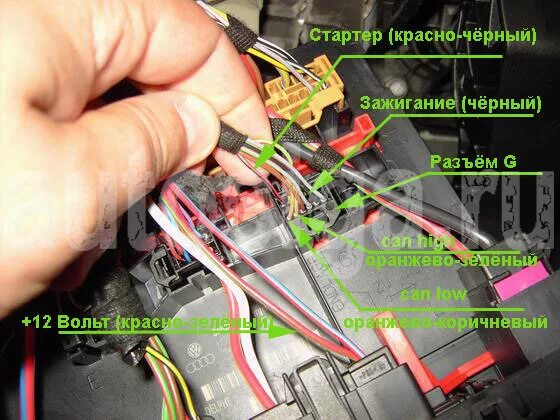 Подключение сигнализации октавия тур Подключение автозапуска - Сообщество "Skoda Octavia Club" на DRIVE2