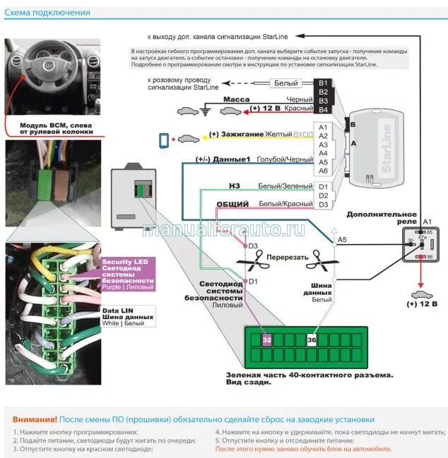 Подключение сигнализации с автозапуском лада ларгус 1.6 Установка сигнализации с автозапуском лада ларгус 60 фото - KubZap.ru