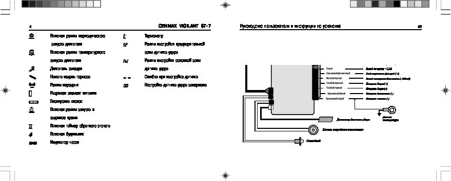 Подключение сигнализации сенмакс Инструкция автосигнализации CENMAX Vigilant ST-7 - Инструкции по эксплуатации бы