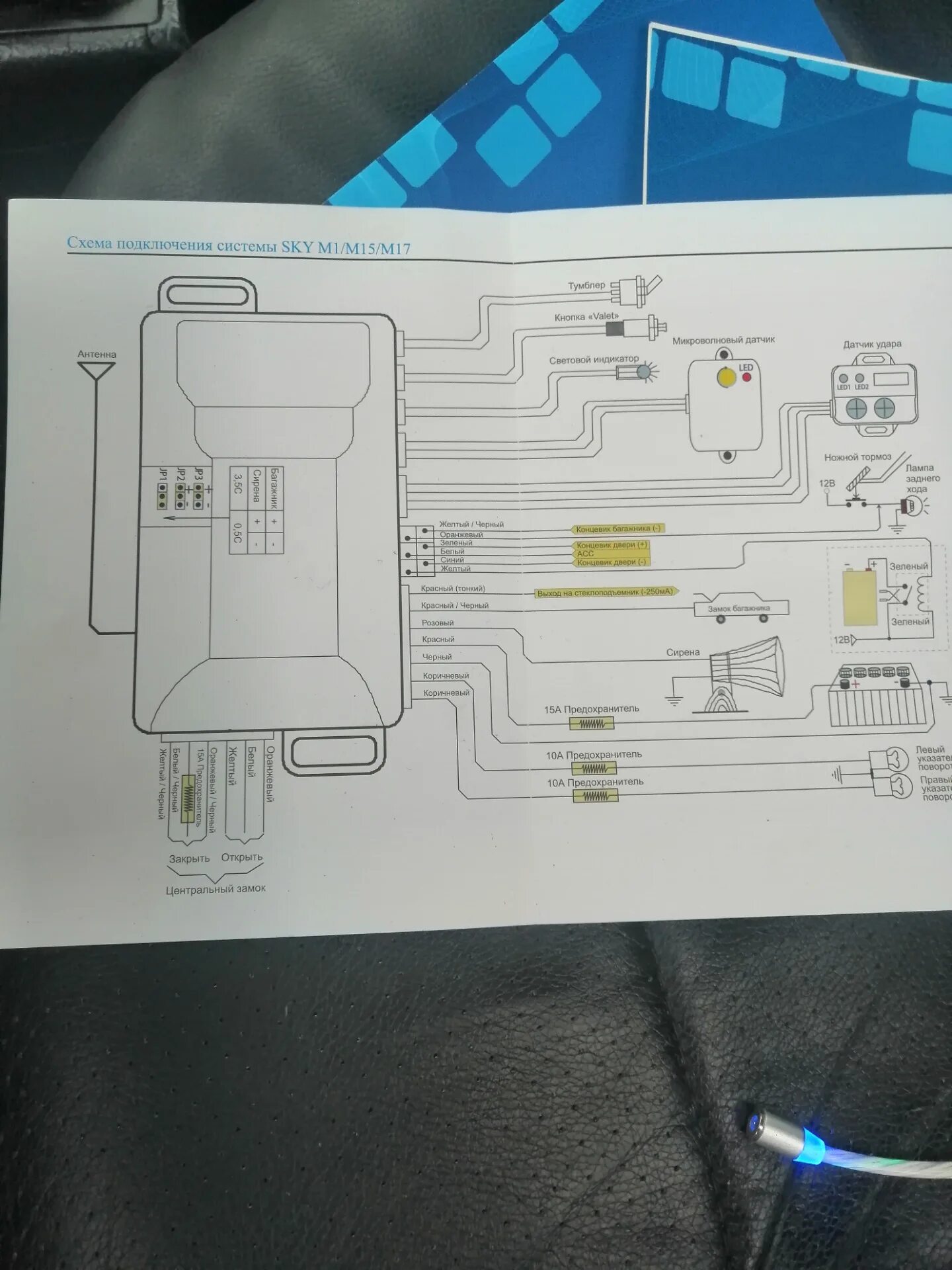 Подключение сигнализации sky Как сигнализацию "SKY M 17" на Lancer X скинуть с аварийки - DRIVE2