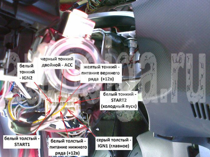 Подключение сигнализации тойота виш Точки подключения сигнализации тойота харриер 1999 LkbAuto.ru