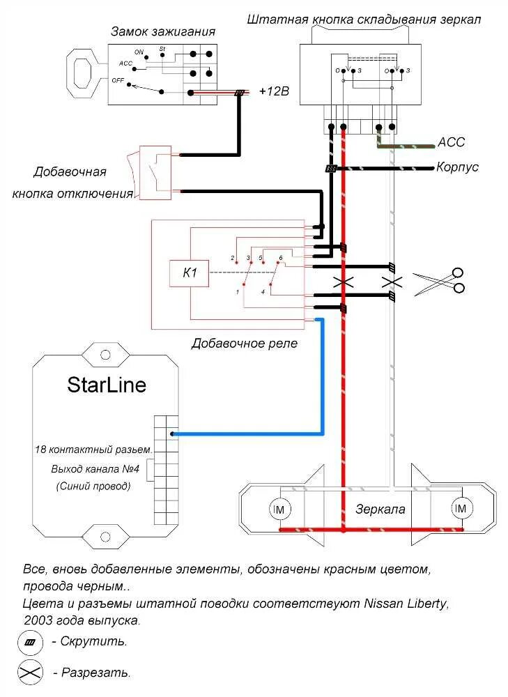 Подключение складывания зеркал к сигнализации Как настроить автоматическое складывание зеркал инфинити qx60 - фото - АвтоМасте