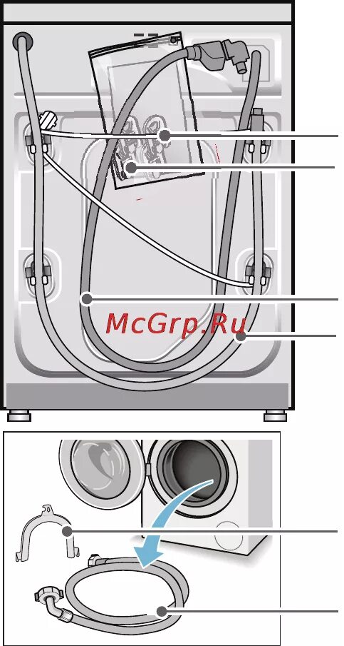 Подключение слива сушильной машины dexp Siemens ws12t440oe 29/36 Указания по технике безопасности