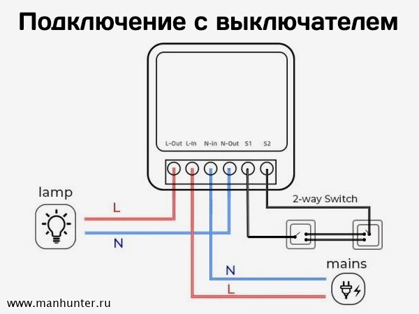 Подключение смарт свитч к выключателю Mini smart switch подключение журнал AusGroup.ru