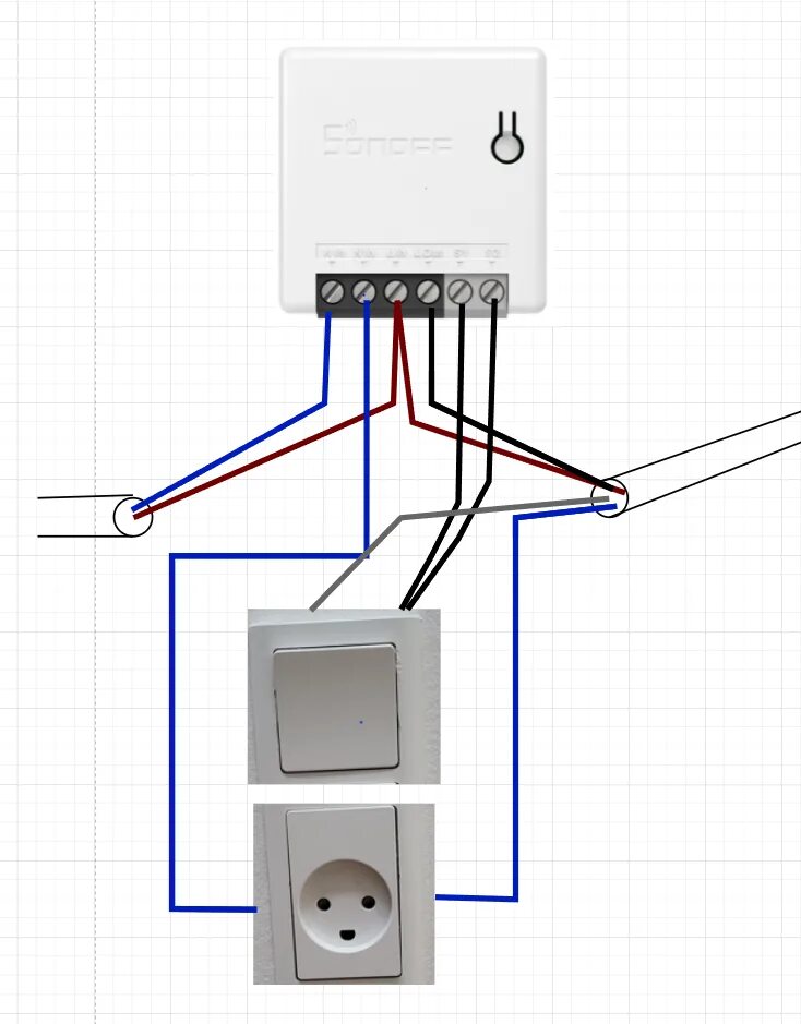 Подключение smart switch к выключателю home assistant sonoff mini r2 Gran venta - OFF 74