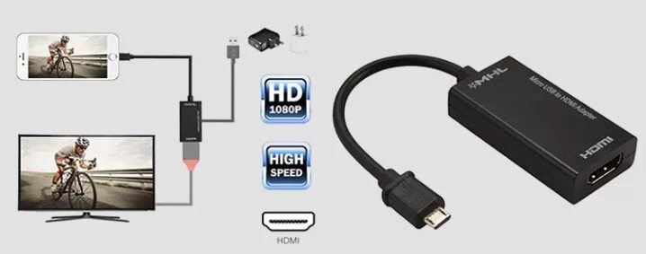 Подключение смартфона к телевизору через hdmi переходник Как подключить телефон к телевизору через переходник фото - DelaDom.ru