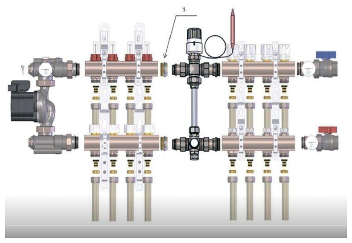 Подключение смесительного узла теплого пола тим Насосная группа Tim JH-1039 - купить в интернет-магазине по низкой цене на Яндек