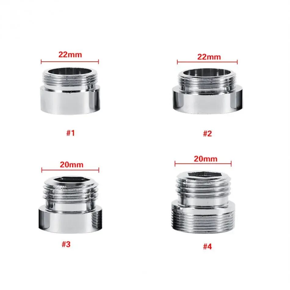 Подключение смесителя какая резьба Адаптер для очистителя крана 22 мм 24 мм G1/2 к аэратору кухонные медные аксессу