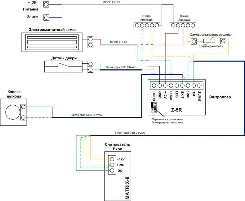 Подключение соленоидного замка Картинки КОНТРОЛЛЕР Z 5R RELAY