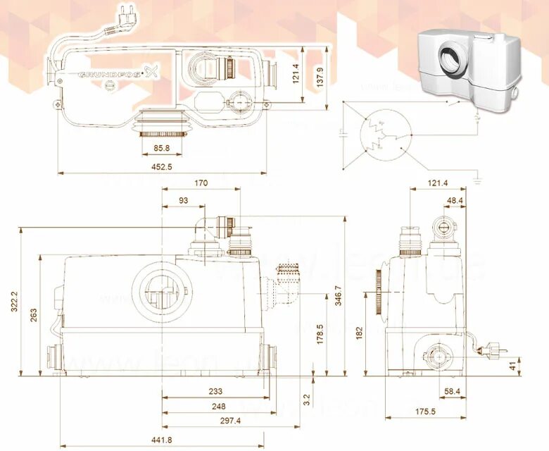 Подключение сололифт 2 Grundfos Sololift2 WC-3