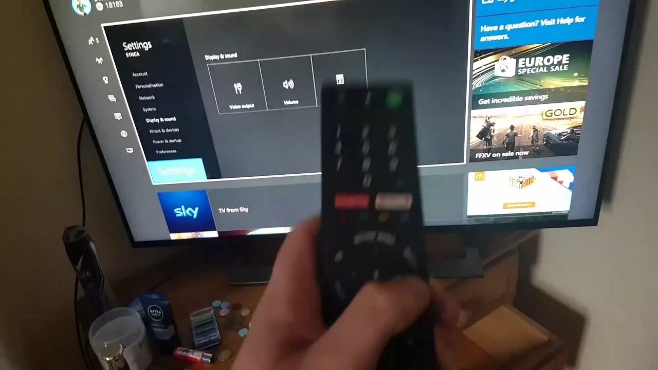 Подключение сони бравиа к телефону Sony Bravia XD80 Setup For Xbox One S - YouTube