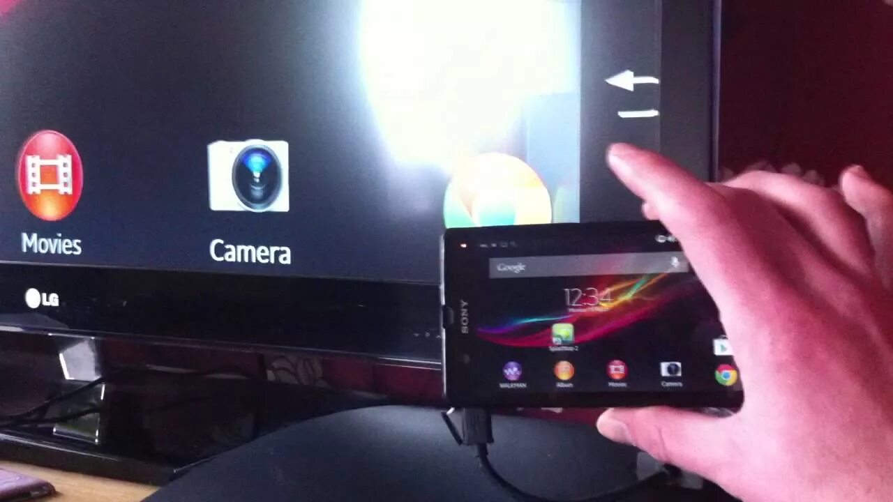 Подключение сони бравиа к телефону Connecting Sony Xperia Z to a HDTV - YouTube