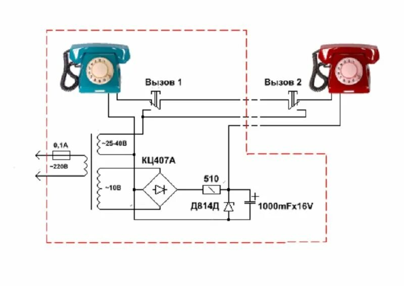 Подключение советского телефона СХЕМА ПЕРЕГОВОРНОГО УСТРОЙСТВА НА 3 ТОЧКИ Дмитрий Компанец Дзен