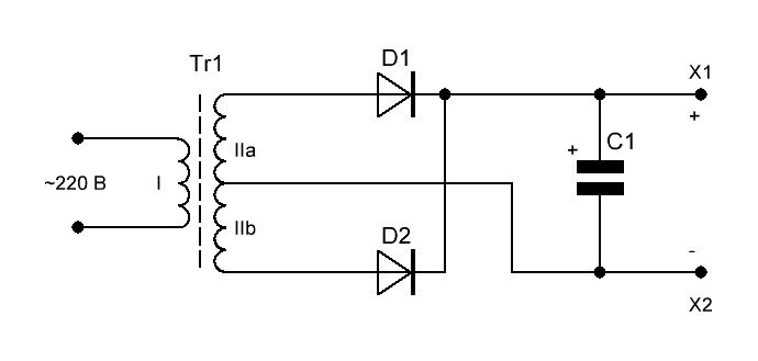 Подключение средней точки трансформатора Выпрямитель "Ракета" - что за зверь и на чем летает Лампа Электрика Дзен