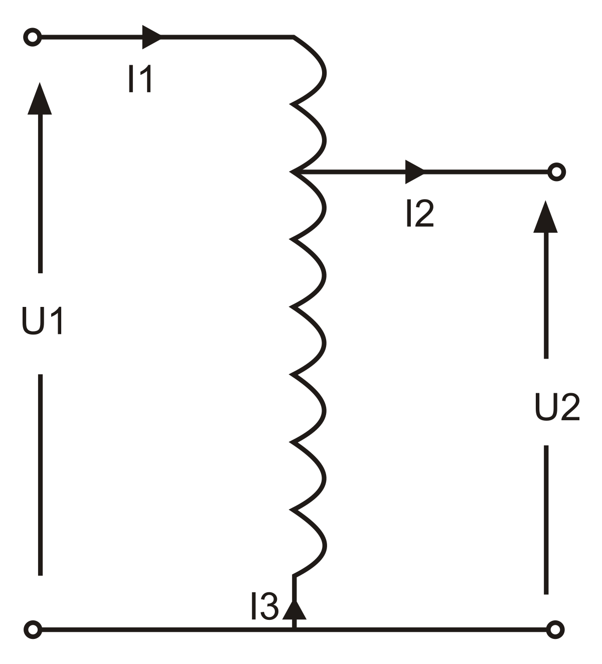 Подключение средней точки трансформатора File:Autotransformator schemat.svg - Wikipedia