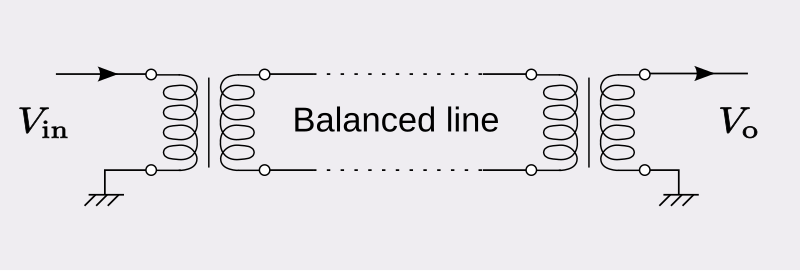 Подключение средней точки трансформатора File:Transformer balance.svg - Wikipedia