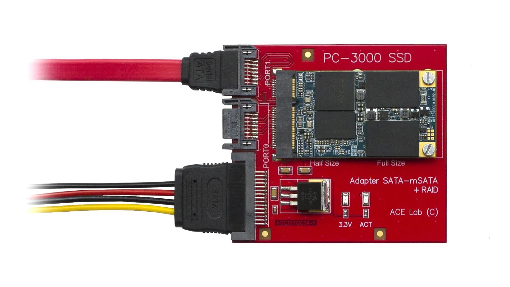 Подключение ssd к компьютеру через usb Новый адаптер SATA-mSATA RAID ООО НПП "АСЕ", оборудование для восстановления дан