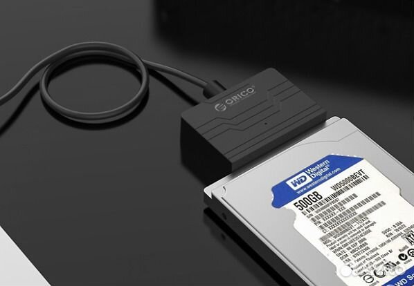 Подключение ssd к компьютеру через usb Orico Адаптер SATA - USB 3.0 купить в Москве Электроника Авито