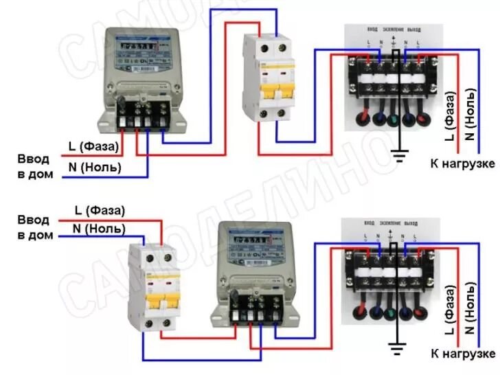 Подключение стабилизатора напряжения для дома к щитку Как подключить стабилизатор ? напряжения однофазный, установка схема подключения