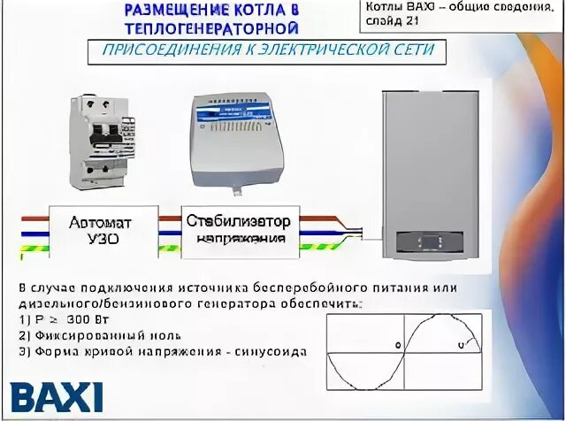 Подключение стабилизатора напряжения к газовому котлу КАКОЙ СТАБИЛИЗАТОР УСТАНОВИТЬ НА КОТЕЛ BAXI? СТАБИЛИЗАТОР НАПРЯЖЕНИЯ TEPLOCOM ST